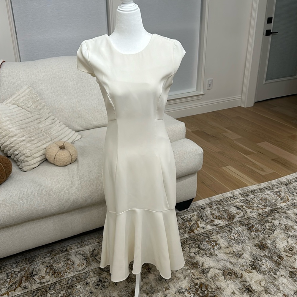 Amanda Uprichard Evalina flounce dress!